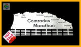 Comrades Marathon Down Run Medal Hanger 48 Tier Stainless Steel Brush Finish Sports Hangers