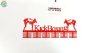 Kick Boxing 48 Tier Medal Hanger Red Sports Medal Hangers