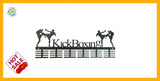 Kick Boxing 48 Tier Medal Hanger Black Sports Medal Hangers