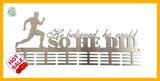 He Believed He Could So Did 48 Tier Running Medal Hanger Stainless Steel Brush Finish Sports Medal
