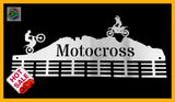 Motocross 48 Tier Medal Hanger Stainless Steel Brush Finish Sports Medal Hangers