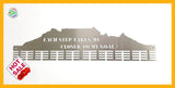 Table Mountain 3 Options Of Motivational Sayings 72 Tier Medal Hanger Each Step Takes Me Closer To