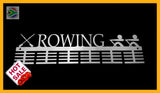 Rowing Pair 48 Tier Medal Hanger Sports Hangers