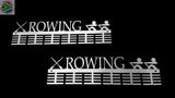 Rowing Pair 48 Tier Medal Hanger Sports Hangers