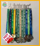 She Believed She Could So Did Running 48 Tier Medal Hanger Stainless Steel Brush Finish Sports