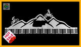 Mountain Scrambler 80 Tier Medal Hanger Stainless Steel Brush Finish Sports Medal Hangers