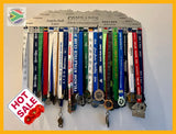 Comrades Back 2 Personalised Medal Hanger Stainless Steel Brush Finish Sports Medal Hangers