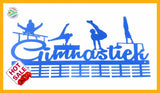 Gimnastiek Mens Artistic Gymnastics 56 Tier Medal Hanger Blue Sports Medal Hangers