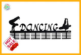 Hip Hop Dancing 48 Tier Medal Hanger Black Sports Medal Hangers