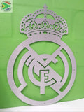 Real Madrid Football Club Crest Mounted Wall Art Design