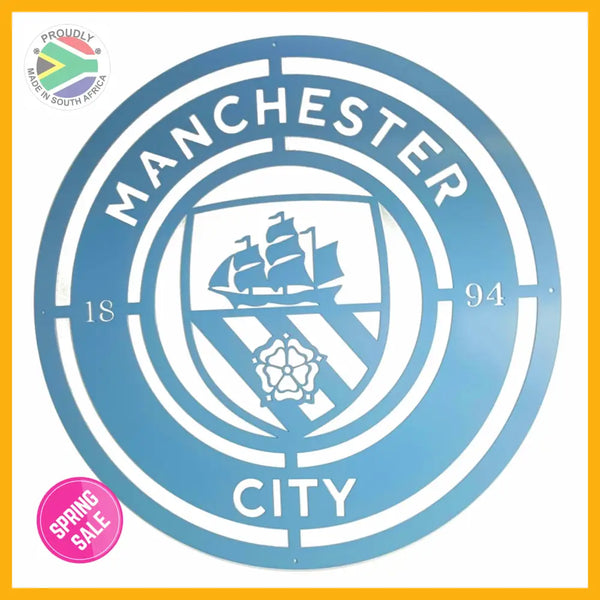 Manchester City Football Club Mounted Wall Art Design