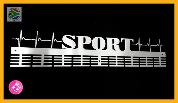 Sport Lifeline 72 Tier Medal Hanger Stainless Steel Brush Finish Sports Hangers