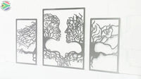 Tree Of Life Kissing Couple Wall Art