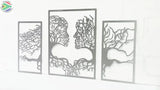 Tree Of Life Kissing Couple Wall Art