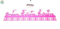 Dream Believe Achieve Rhythmic Gymnastics 72 Tier Medal Hanger Sports Hangers