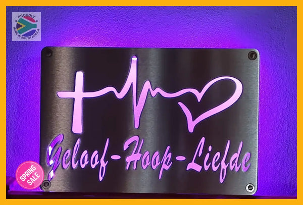Geloof Hoop Liefde Wall Art