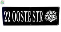 Coral House Sign Wall Art