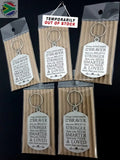 Always Remember You Are Braver Double Sided Laser Engraved Key Ring-Bag Tag Key Rings