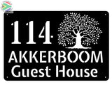 Oak Tree House Sign Wall Art