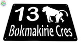 Aluminium House Sign Various Sizes Available Wall Art