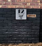 Kudu House Number Sign Wall Art