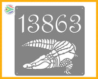 Crocodile House Sign Wall Art