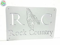 Aluminium House Sign Various Sizes Available Wall Art