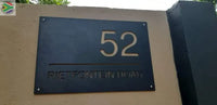Divided Line House Sign Wall Art
