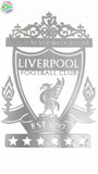 Liverpool 6 Star Champions League Crest Mounted Wall Art Design