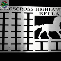 Personalized Horse Rosette Hangers