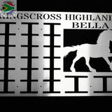 Personalized Horse Rosette Hangers