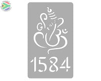 Lord Ganesh Design House Sign Wall Art