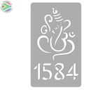 Lord Ganesh Design House Sign Wall Art