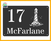 Lighthouse House Sign Wall Art