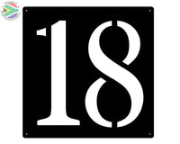 House Number Sign Wall Art