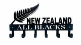 New Zealand All Blacks 6 Hook Key Black Hooks