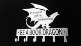 Be A Book Dragon 6 Hook Key Stainless Steel Brush Finish Home Décor