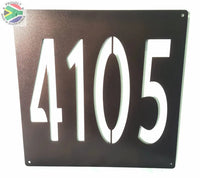 House Number Sign Wall Art