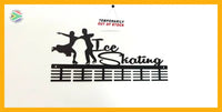 Ice Skating 48 Tier Medal Hanger Black Sports Medal Hangers