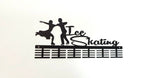 Ice Skating 48 Tier Medal Hanger Black Sports Medal Hangers
