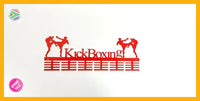 Kick Boxing 48 Tier Medal Hanger Red Sports Medal Hangers