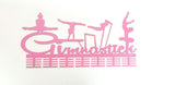 Gimnastiek Womans Artistic Gymnastics 56 Tier Medal Hanger Pink Sports Medal Hangers