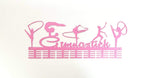 Gimnastiek Rhythmic Mixed 56 Tier Medal Hanger Pink Sports Medal Hangers