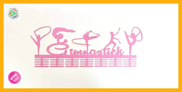 Gimnastiek Rhythmic Mixed 56 Tier Medal Hanger Pink Sports Medal Hangers