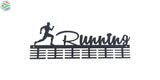 Running Man 48 Tier Medal Hanger Black Sports Medal Hangers