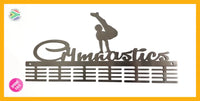 Gymnastics Male 48 Tier Medal Hanger Stainless Steel Brush Finish Sports Medal Hangers