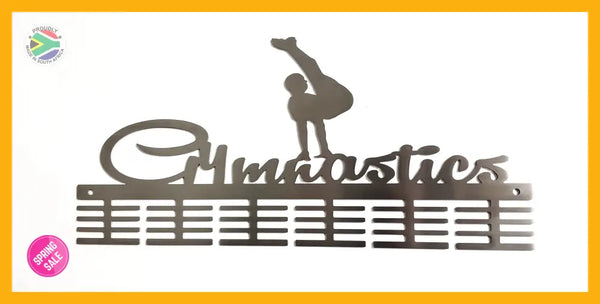 Gymnastics Male 48 Tier Medal Hanger Stainless Steel Brush Finish Sports Medal Hangers