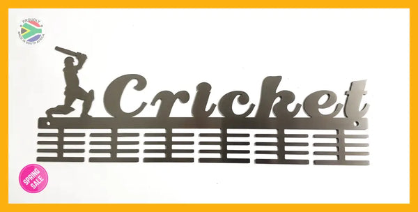Cricket 48 Tier Medal Hanger Stainless Steel Brush Finish Sports Medal Hangers