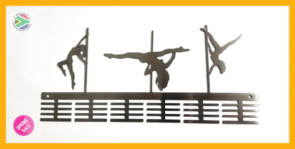 Pole Dance Figurines 48 Tier Medal Hanger Sports Medal Hangers