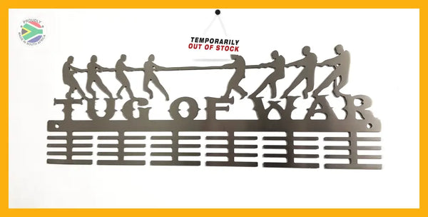 Tug Of War 48 Tier Medal Hanger Stainless Steel Brush Finish Sports Medal Hangers